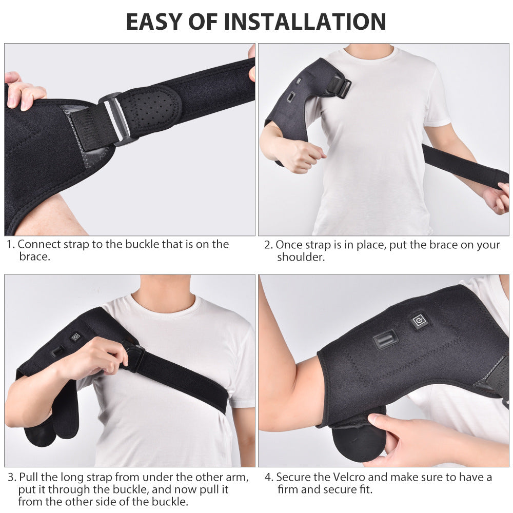 RestoraFlex WarmRay Adjustable Heat Therapy Shoulder Pad