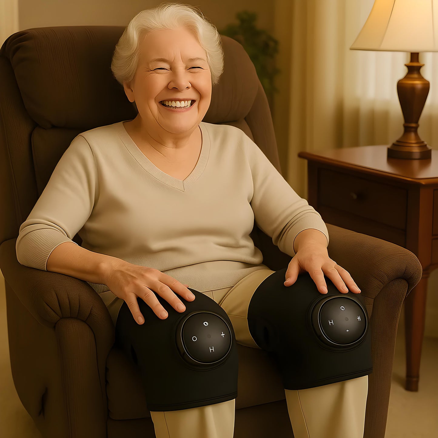 RestoraFlex FlexRay Vibration Heated Knee Massager